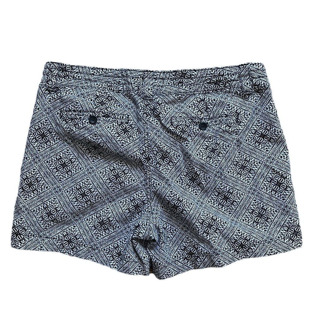 Banana Republic Boho Black & White Aztec Shorts | Women’s 10 - Picture 6 of 7